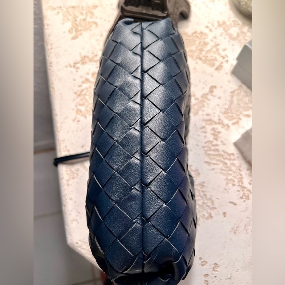 Tiffany and Fred Paris Full Grain Woven Leather Pouch/Shoulder Bag/Clutch - Picture 8 of 10